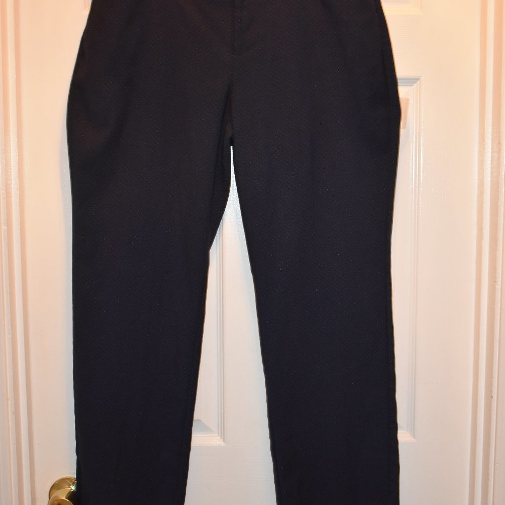 Navy Blue Pants with silver specks by Elle, size 12S